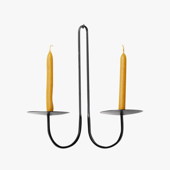 Mortimer Black Double Sconce
