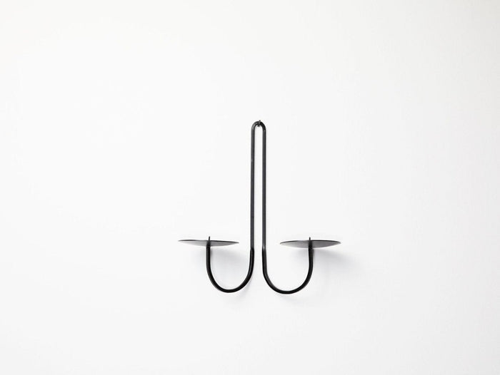 Mortimer Black Double Sconce Alternate View