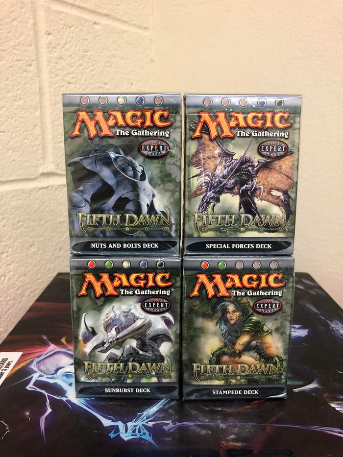 MTG FIFTH DAWN THEME 4 DECK SET MINT FACTORY SEALED FREE SHIPPING