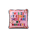 My Circus Needlepoint Pillow - 11" x 11"
