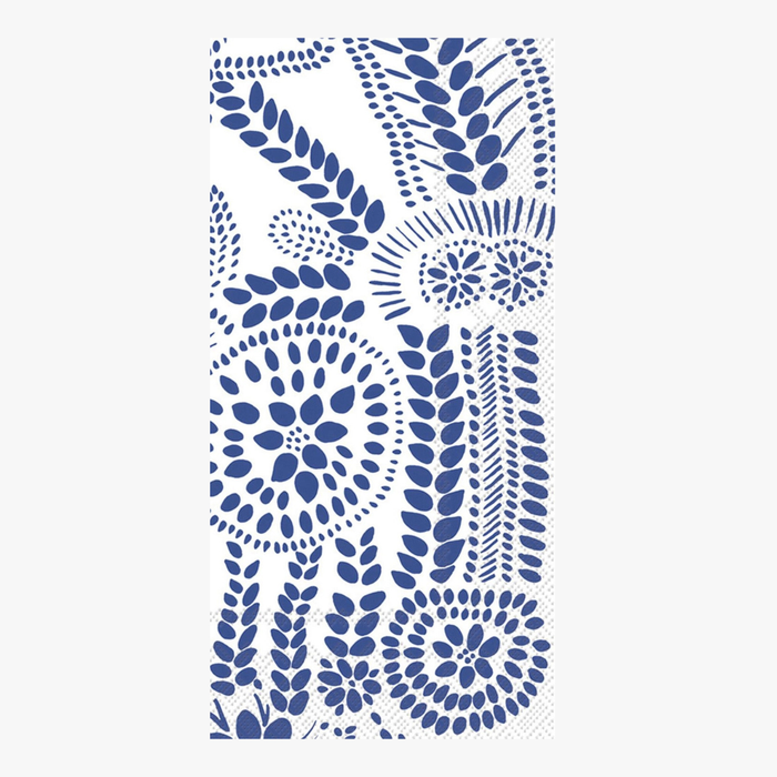 Nasia Navy Paper Guest Towels - Marimekko