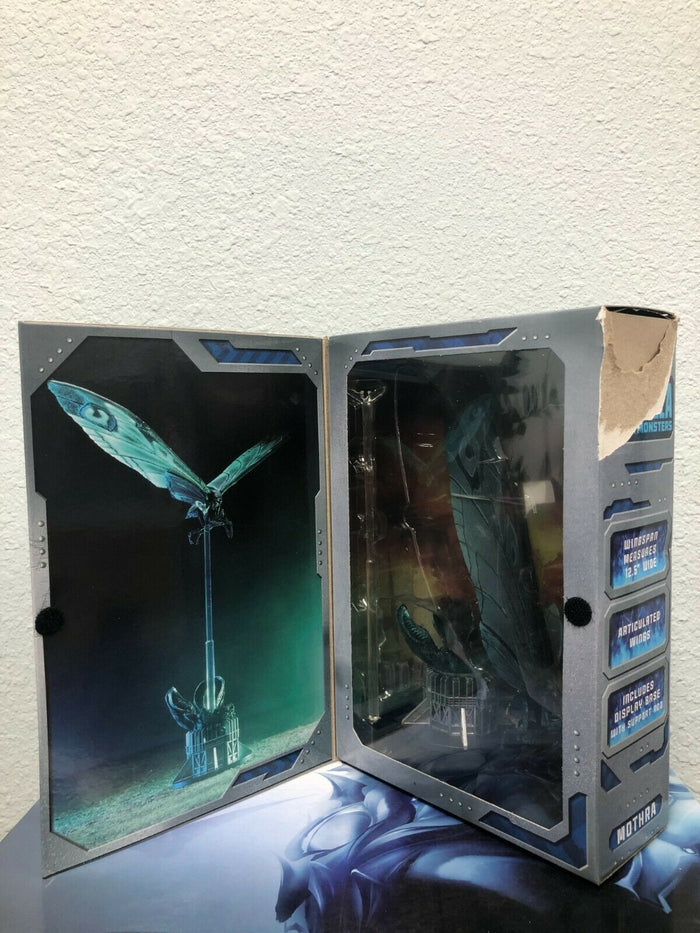 NECA Godzilla King of The Monster MOTHAR Poster Figure DAMAGE BOX