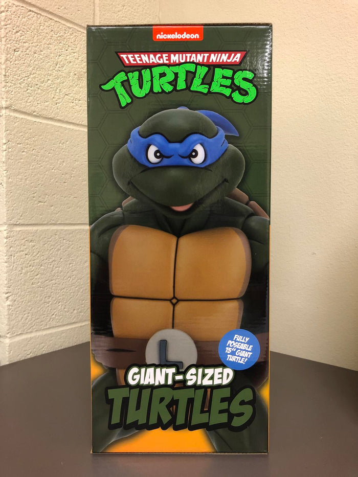 NECA TMNT Cartoon Giant Size LEONARDO Action Figure 1/4 Scale