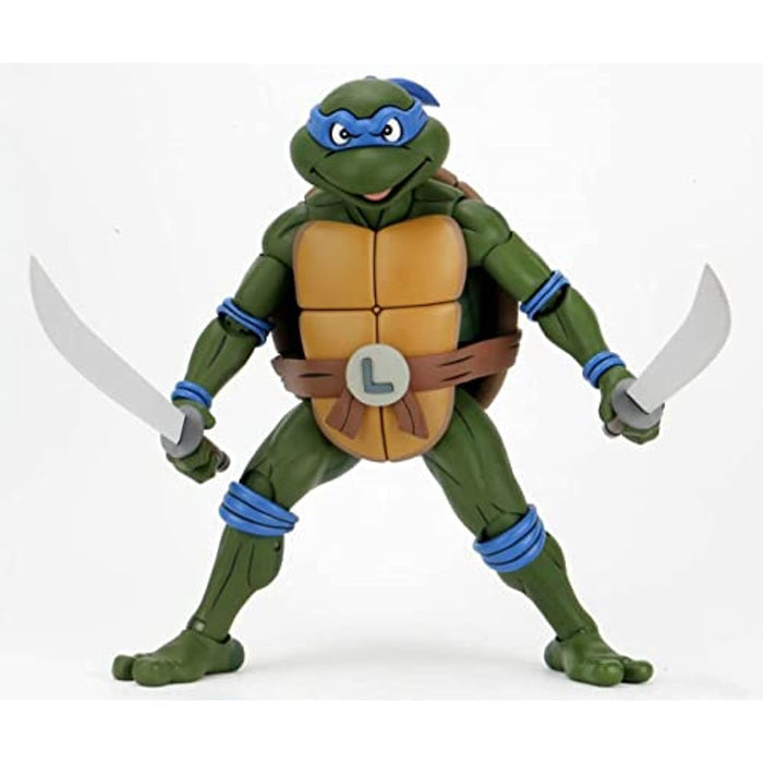NECA TMNT Cartoon Giant Size LEONARDO Action Figure 1/4 Scale