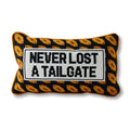 Never Lost A Tailgate Needlepoint Pillow - 9" x 15"