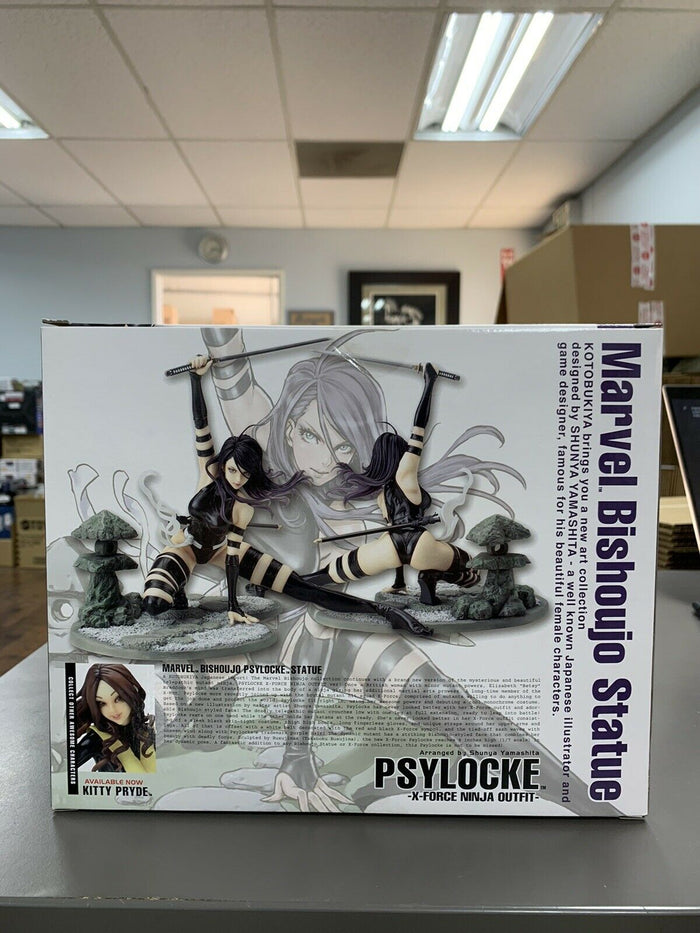NEW Kotobukiya Bishoujo Psylocke X-Force Ninja Outfit Statue Figure Marvel X-Men