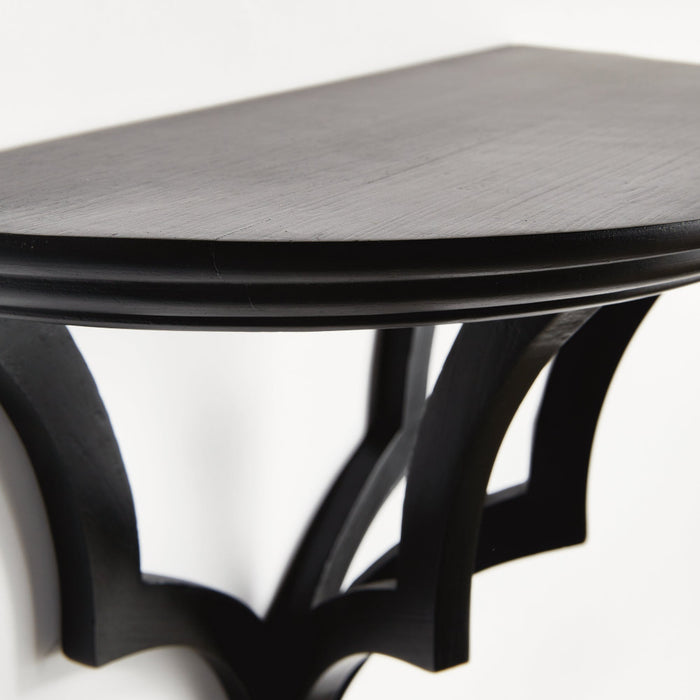 Oliver Black Wood Wall Bracket shelf