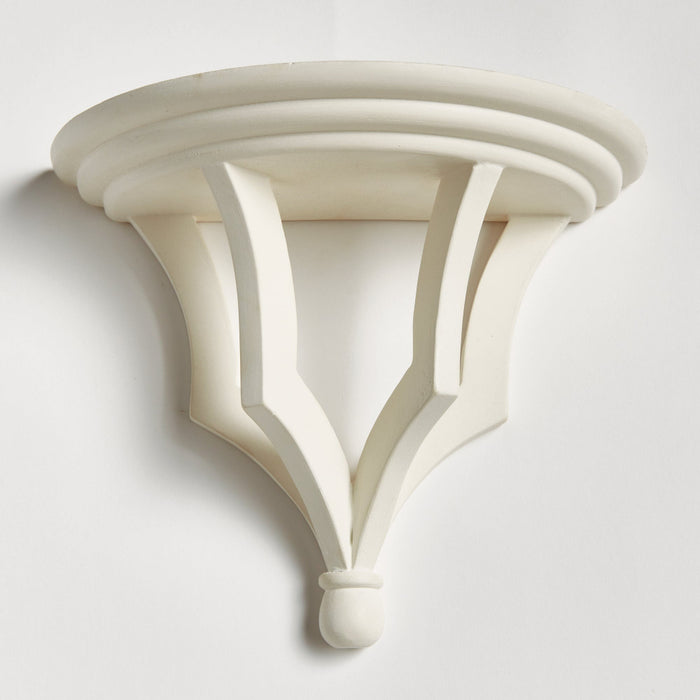 Oliver White Wall Bracket underneath view