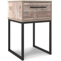 One Drawer Night Stand Neilsville Whitewash