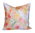 Orange & Yellow Floral Pillow - 24"