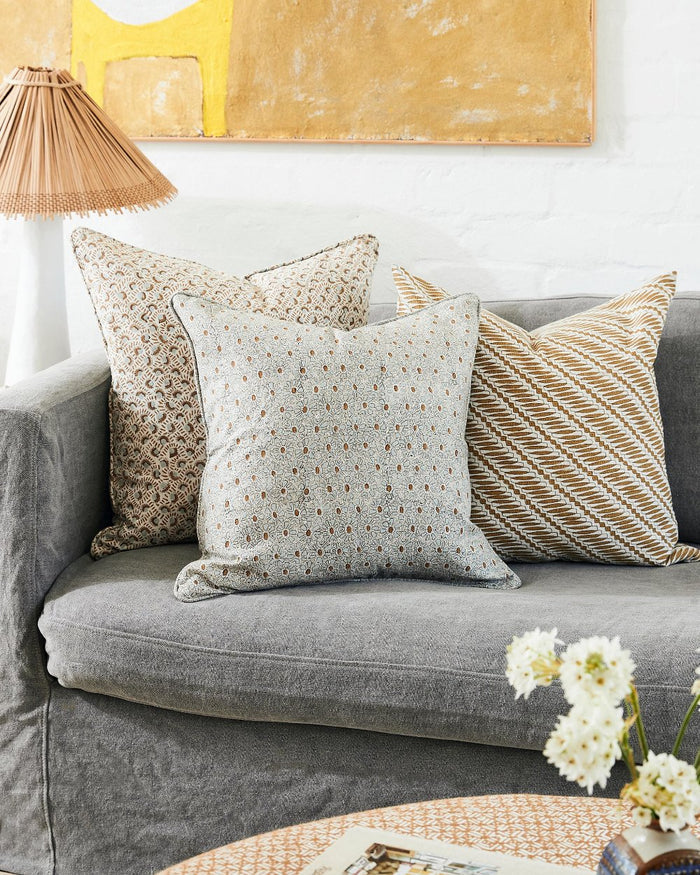 Ordu Sahara Pillow Cover styled on sofa
