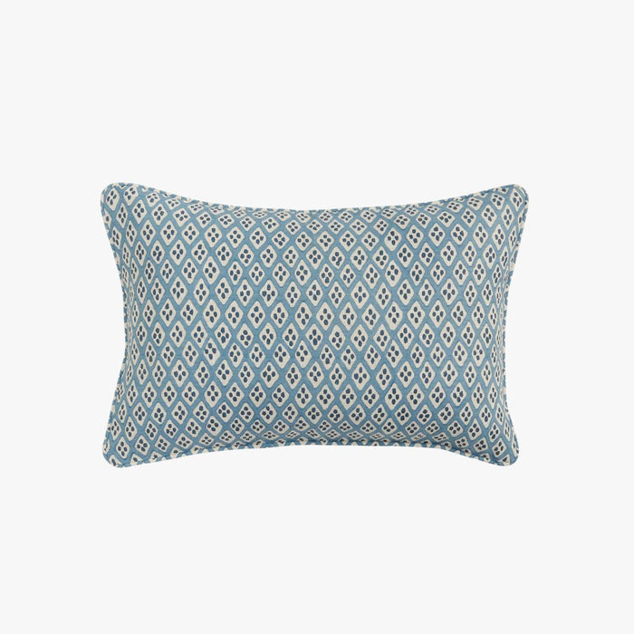 Orvietto Azure Lumbar Pillow Cover