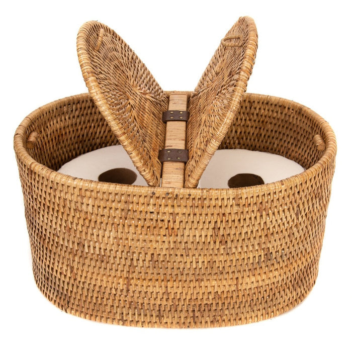 Oval Tissue Storage Basket Alternate View