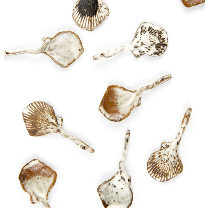 Petite Clam Stoneware Spoons From Dear Keaton