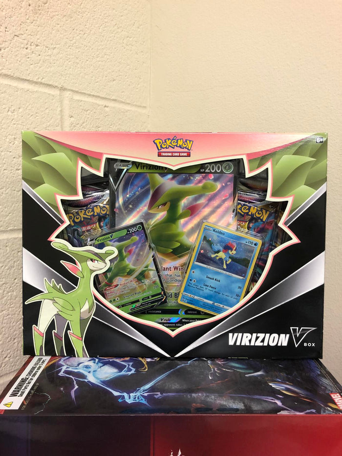 Pokemon TCG VIRIZION V Promo Box 4 Booster Packs Lost Origin Sealed