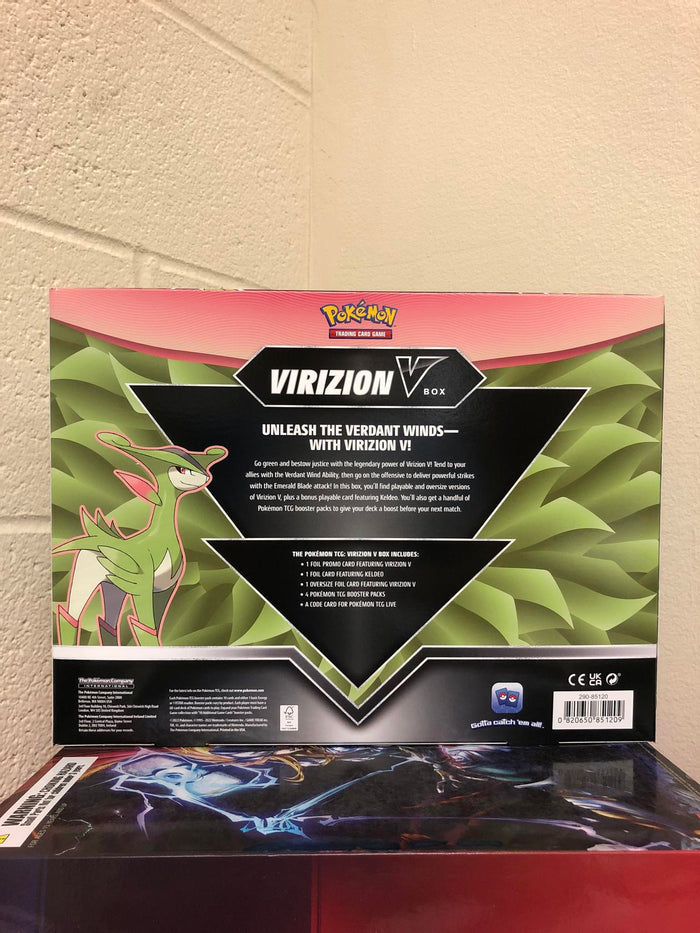 Pokemon TCG VIRIZION V Promo Box 4 Booster Packs Lost Origin Sealed