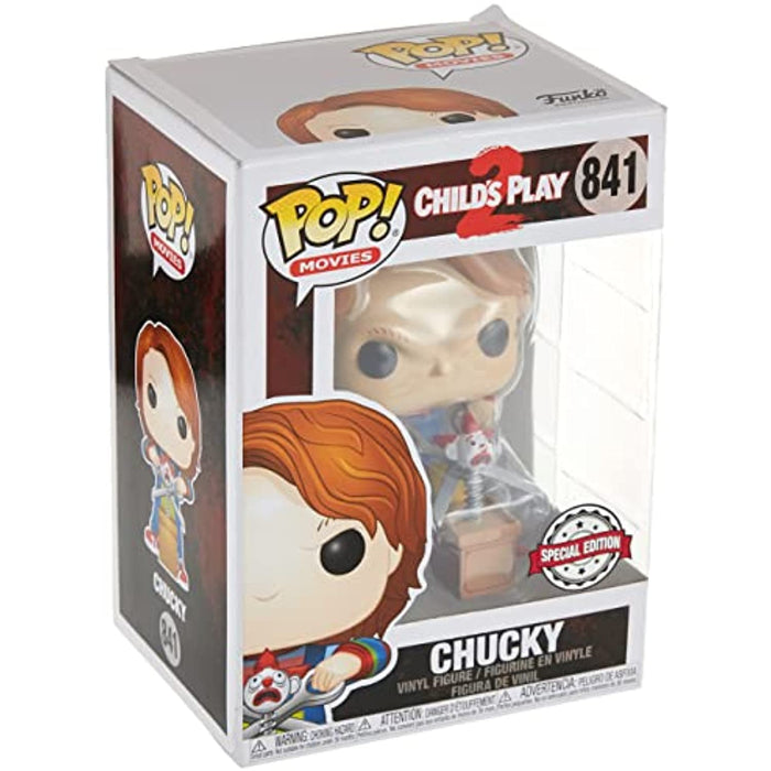 Pop Movies 3.75 Inch Action Figure Child's Play 2 - Chucky With Buddy & Scissors #841