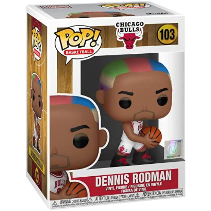 POP NBA - Legends - Dennis Rodman (Bulls Home) Figure w/ Protector IN STOCK