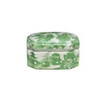 Porcelain Chinoiserie Box - Green & White
