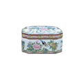 Porcelain Rose Medallion Box