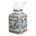 Porcelain Tissue Box - Rose Canton