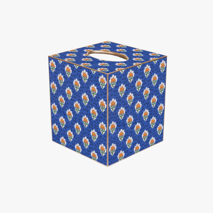 Provincial Blue Tissue Box Cover