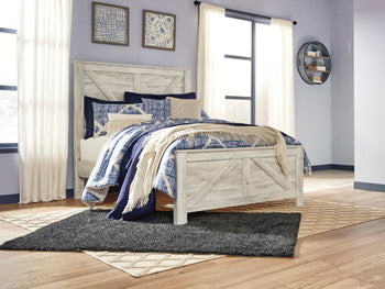 Queen Crossbuck Panel HDBD Bellaby Whitewash