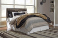 Queen Panel Headboard Derekson Multi Gray