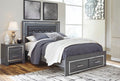 Queen/King Platform Rails Lodanna Gray
