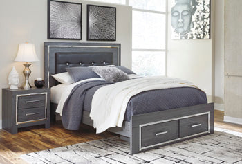 Queen/King Platform Rails Lodanna Gray