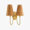 Renley Woven Rattan Wall Sconce