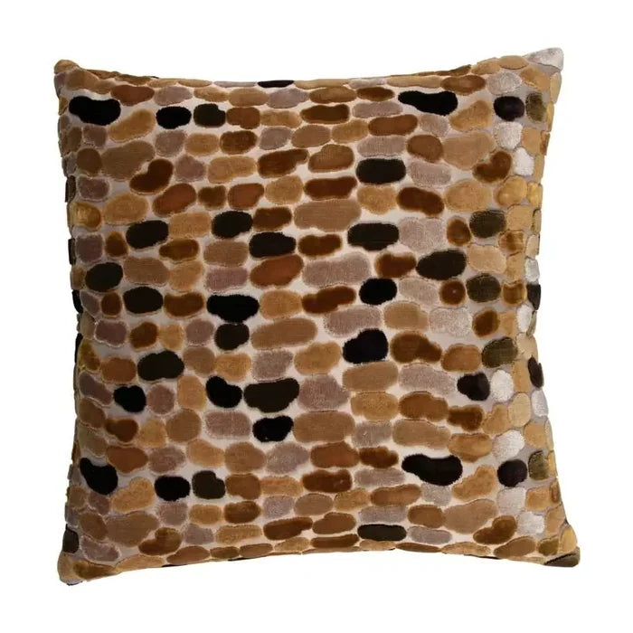 River Rock Earth Throw Pillow - 22"