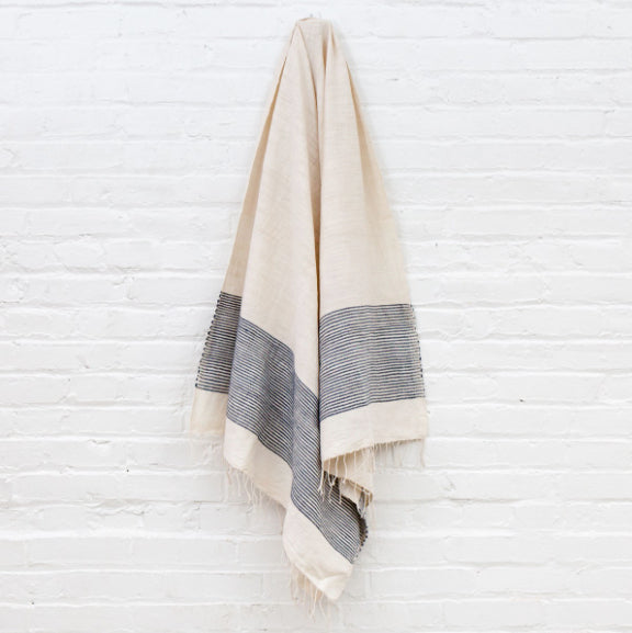 Riviera Navy Bath Towel