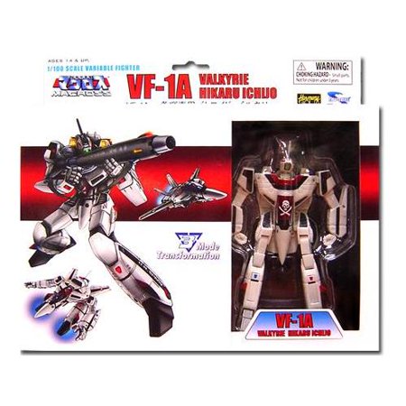Robotech Macross Toynami 5 Inch 1/100 Scale Fully Transformable Hikaru Ichijo's VF-1A Veritech Fighter