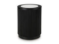Round End Table Grayman Black