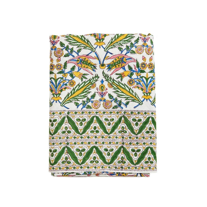 Royal Block Print Table Cloth from Dear Keaton