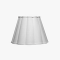 Scalloped White Wall Sconce