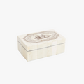 Scrimshaw Boat Trinket Box