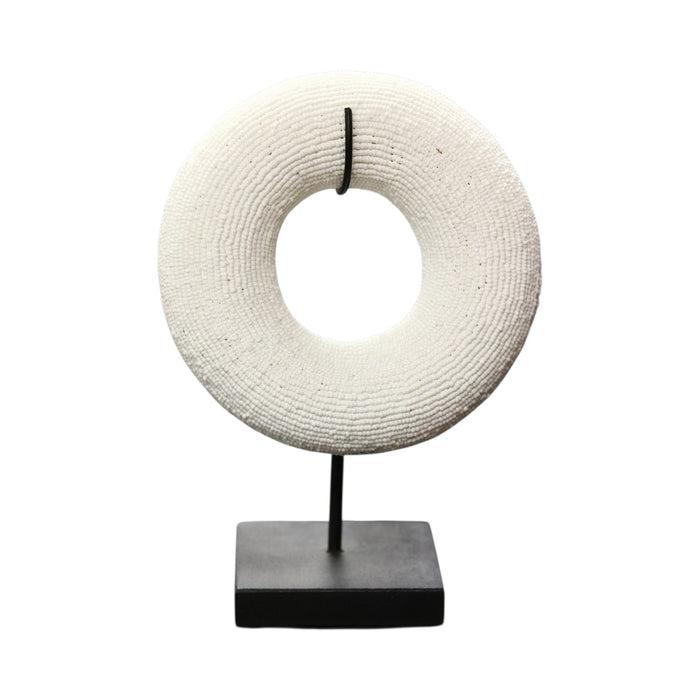 Small Beaded Boule Bangle on Stand