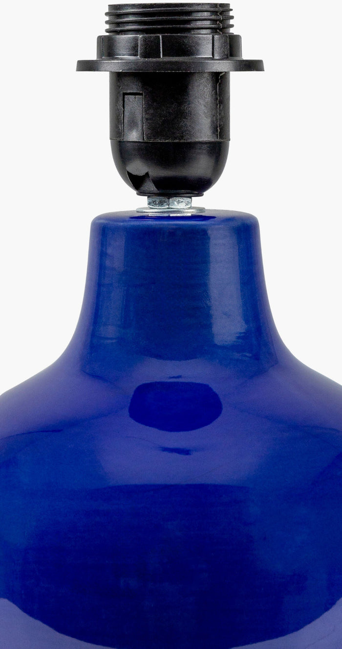 Sophia Navy Mini Lamp closeup