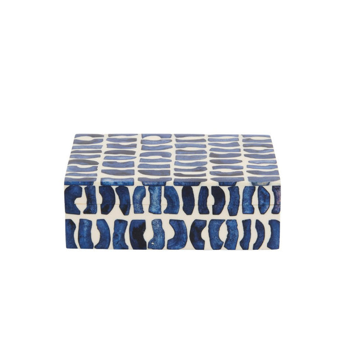 St. Martin Blue Bone Box - Small Size