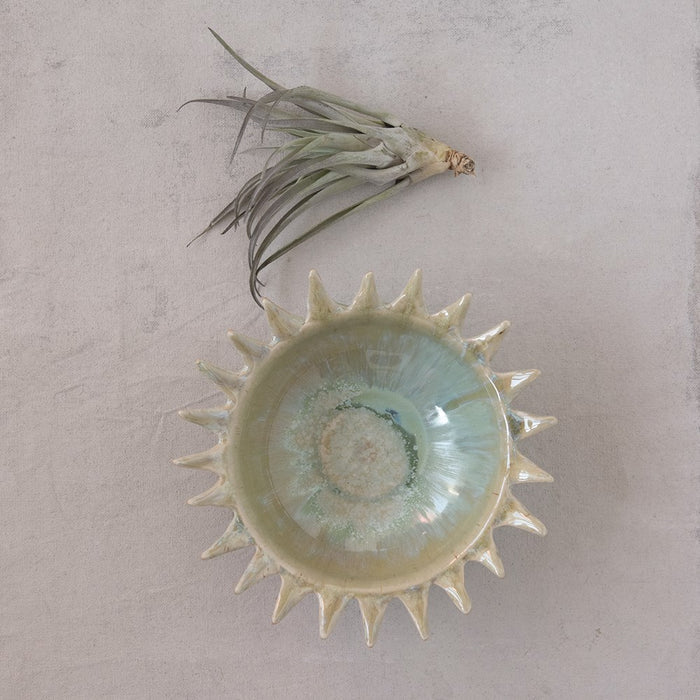 Sunburst Reactive Glaze Bowl Styled