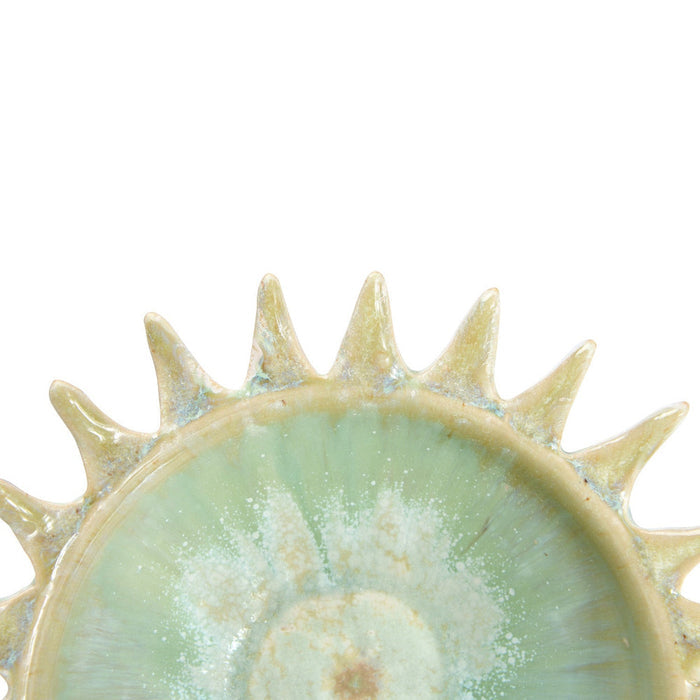 Sunburst Reactive Glaze Bowl closeup