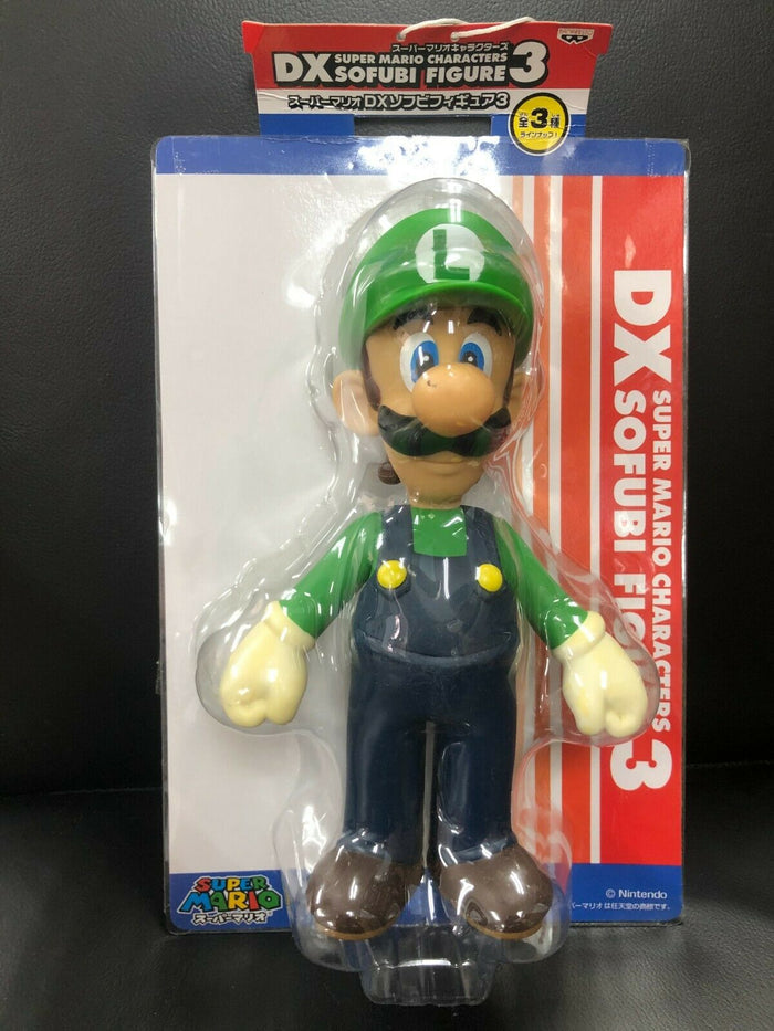 Super Mario DX SOFUBI Series 3 LUIGI 9 inch Figure