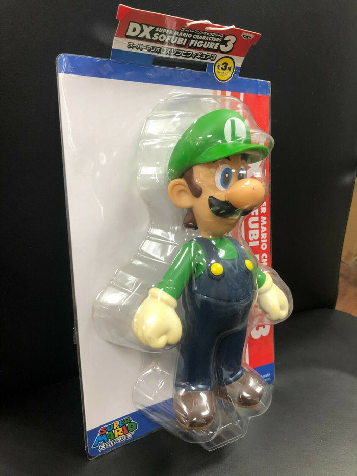 Super Mario DX SOFUBI Series 3 LUIGI 9 inch Figure