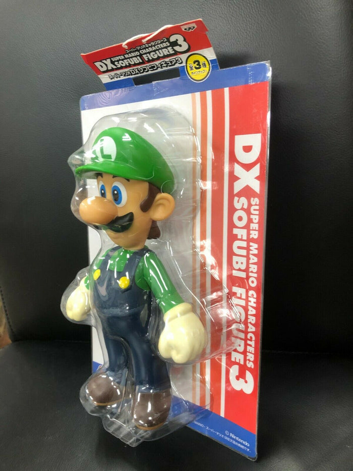 Super Mario DX SOFUBI Series 3 LUIGI 9 inch Figure