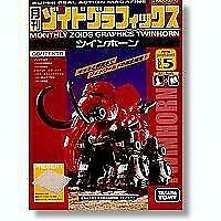 Takara Tomy Zoids Monthly Zoids Graphics Volume 5 Kit Twinhorn and Book