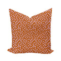 Tangerine Print Pillow - 22"