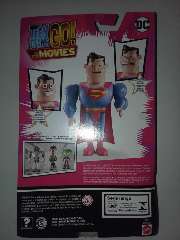 Teen Titans Go! Movie Face-Swappers Superman Action Figure