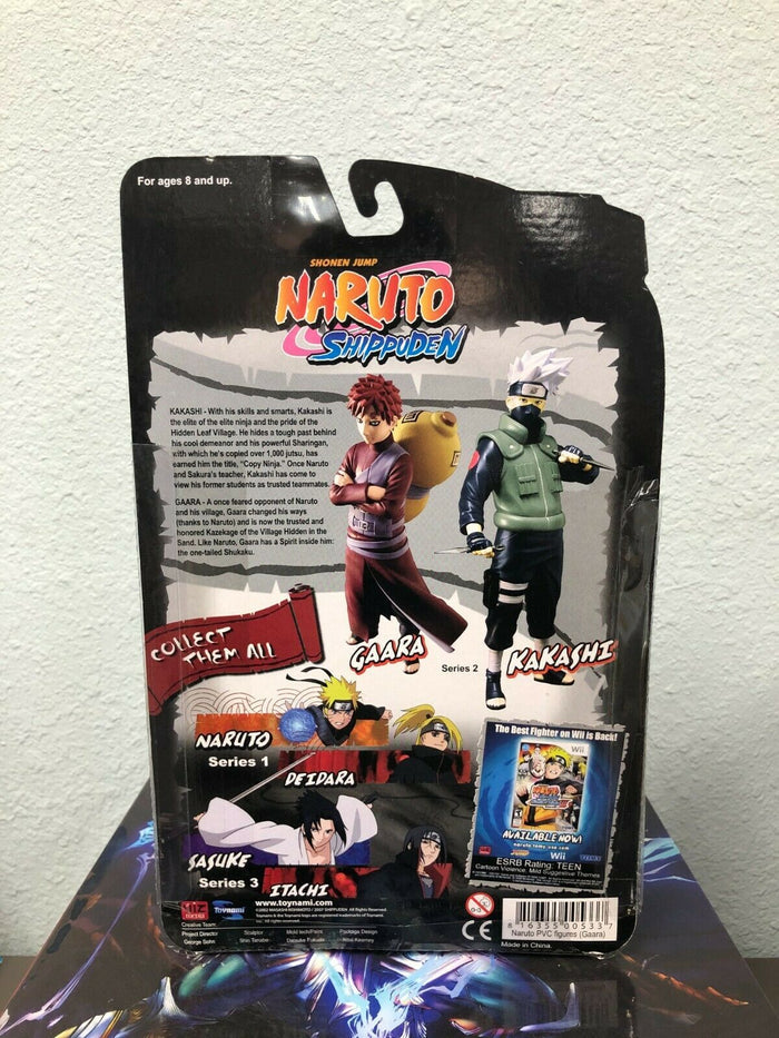 Toynami 2002 Shonen Jump Naruto Shippuden Series 3 GAARA 6" Anime Figure